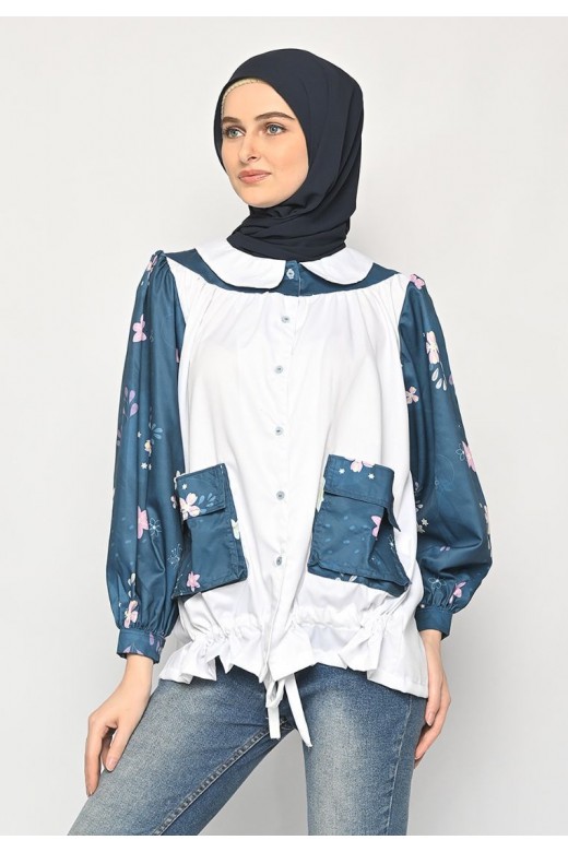 Mischa Blouse Navy
